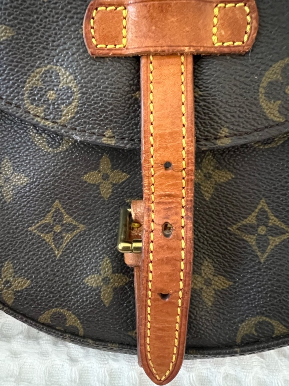LOUIS VUITTON CHANTILLY MM SHOULDER BAG MONOGRAM M51233 871VI YQ01519 - Picture 9 of 14